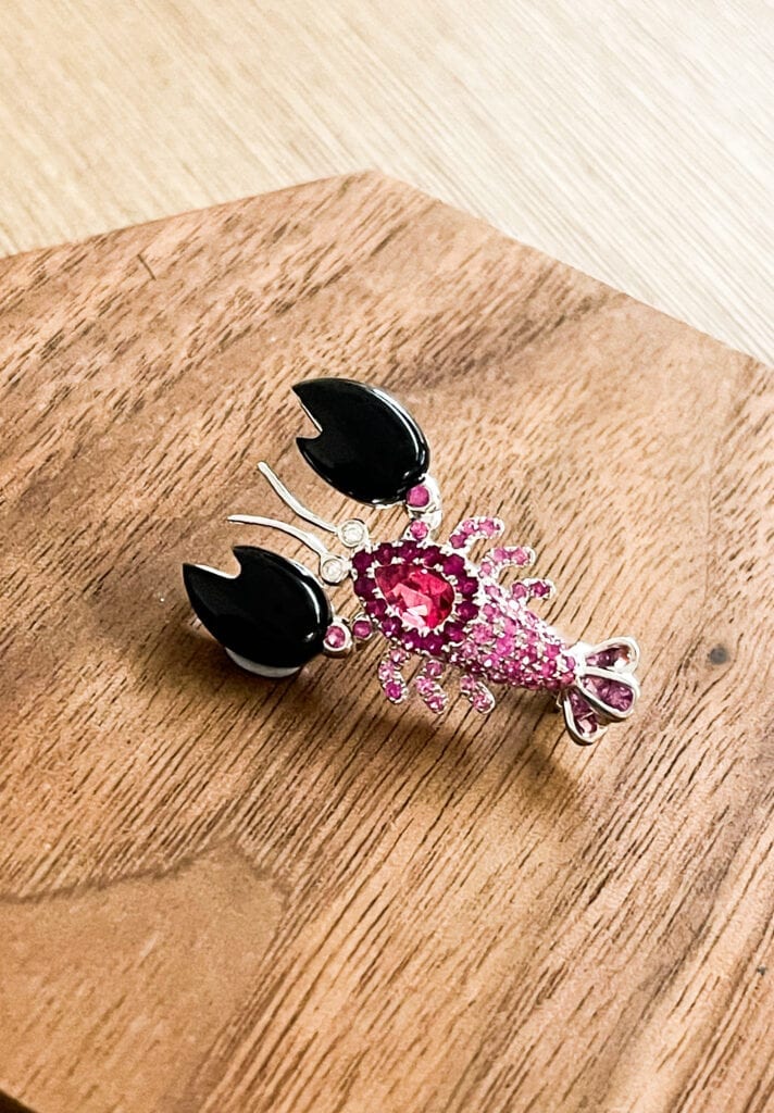 insect diamond brooch